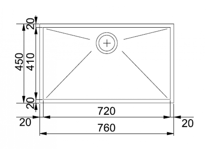 Купить Мойка Franke PLANAR PPX 110-72, 122.0198.208, нижняя установка, нержавеющая сталь, полированная, 76*45 см