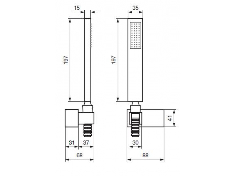 Купить Гигиенический душ Emmevi Antef 111CR, хром