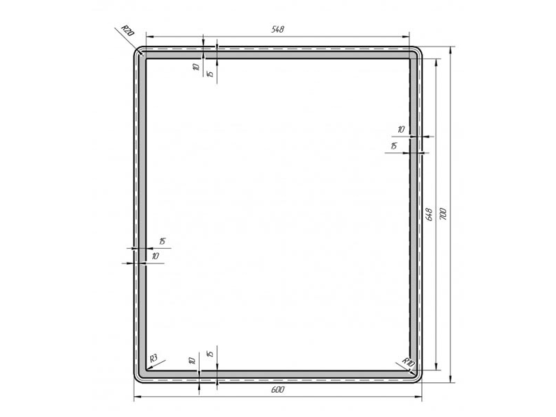 Купить Зеркало Dreja Eco Tiny 60