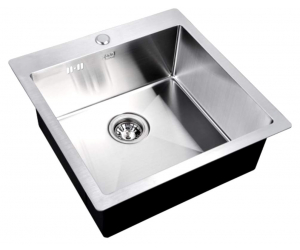 Мойка Zorg Inox R 5151, 51 х 51 см, брашированная матовая нержавеющая сталь