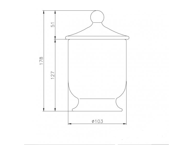 Купить Емкость с крышкой Nicolazzi Classic 6004 D, с узором