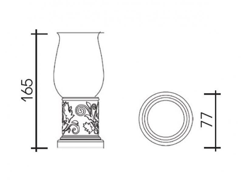 Купить Стакан Schein Carving 7065013