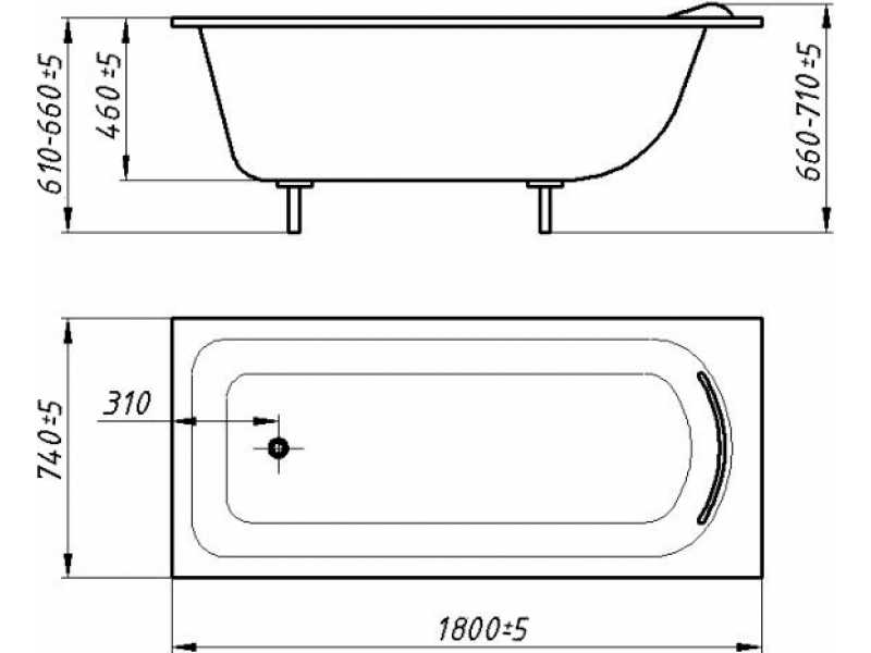 Купить Ванна из искусственного камня Фэма Алассио 180 x 74 см