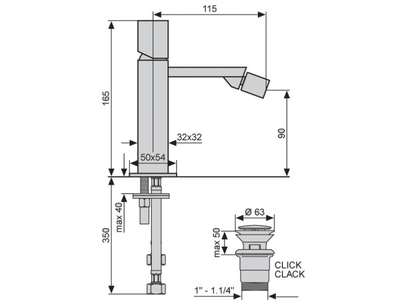 Купить Смеситель для биде Emmevi Siris 47004LACR, хром