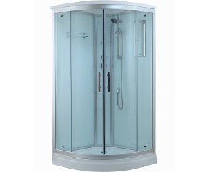 Душевая кабина Timo Standart Т-6609 Silver 90 x 90 см, с крышей, с гидрозатвором, хром