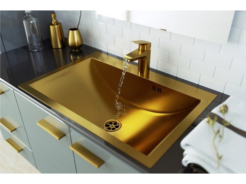 Купить Раковина Zorg INOX U 4560 BRONZE