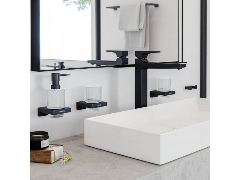 Купить Крючок Hansgrohe AddStoris, черный матовый, 41742670