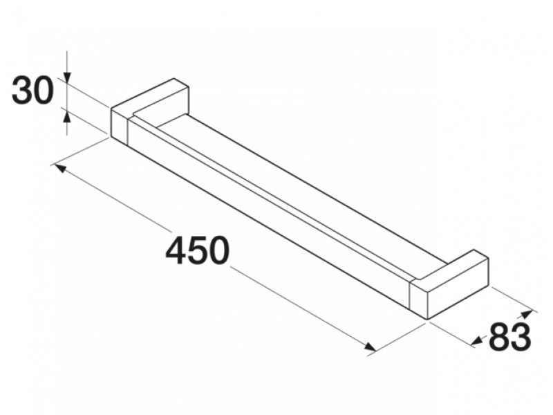 Купить Полочка Gustavsberg G1 GB41103839 00 45 см