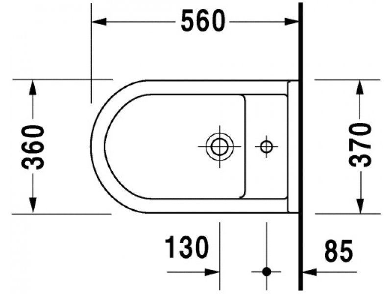 Купить Биде Duravit Starck 3 223010 напольное