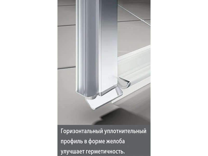 Купить Душевой уголок Kermi Cada Xs CKP5510120VPK 100 х 100 см четверть круга, стекло прозрачное, хром