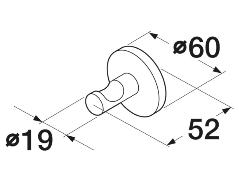 Купить Крючок Gustavsberg G2 GB41103844 00