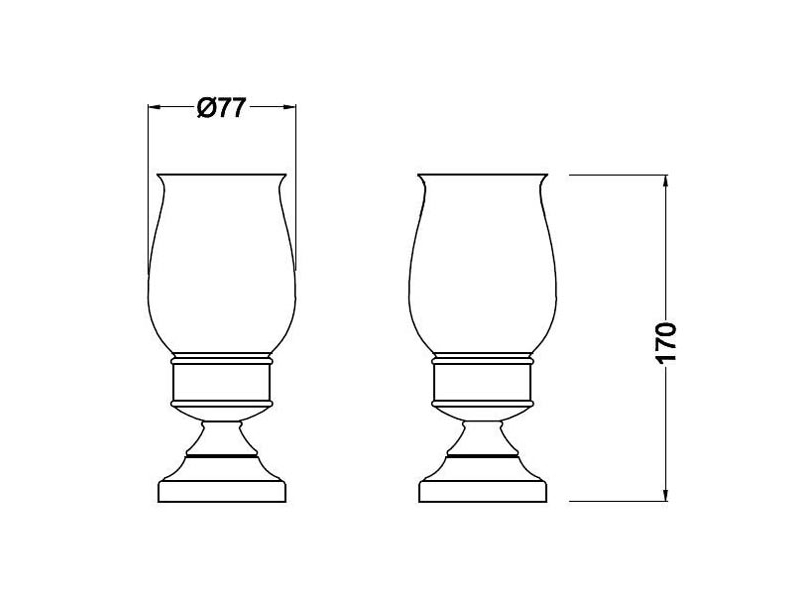 Купить Стакан Schein Saine Chrome 7053013