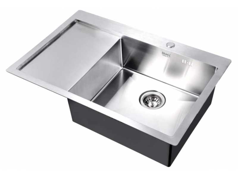 Купить Мойка Zorg Inox R 7851-L/R, 78 х 51 см, брашированная матовая нержавеющая сталь