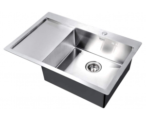 Мойка Zorg Inox R 7851-L/R, 78 х 51 см, брашированная матовая нержавеющая сталь