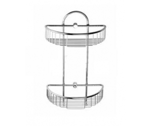 Полочка Bemeta Cytro 146208242 27.8 x 14.9 x 48 см двойная, полукруг