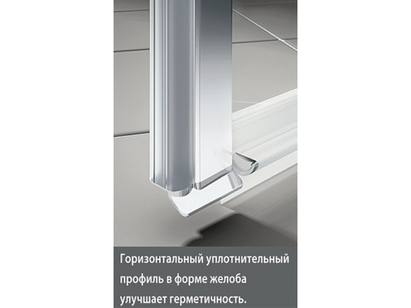 Купить Душевой уголок Kermi Cada Xs CKP5010020VPK 100 х 100 см четверть круга, стекло прозрачное, хром