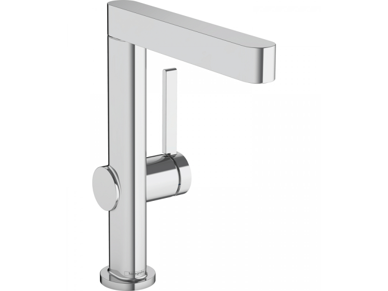 Купить Смеситель для раковины Hansgrohe Finoris, с донным клапаном Push-Open, хром глянцевый, 76060000