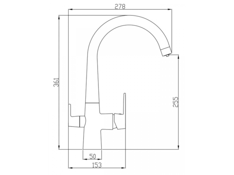 Купить Смеситель Zorg Steel Hammer SH 819 BRONZE для кухни под фильтр, бронза