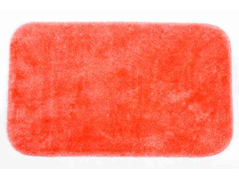 Купить Коврик WasserKraft Wern BM-2573 Reddish orange напольный, цвет - красно-оранжевый, 90 х 57 см