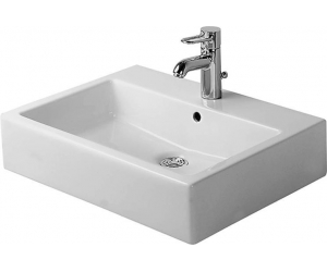 Раковина Duravit Vero 0454600028, 60*46,5 см, без отверстия под смеситель