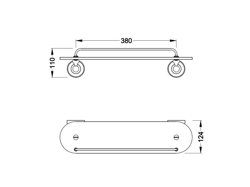 Купить Полка Schein Saine Chrome 7053145