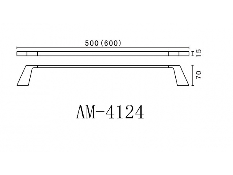 Купить Полотенцедержатель Art&Max Techno AM-E-4124, 50 см, хром