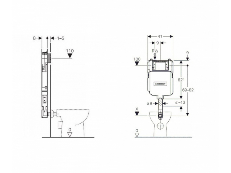 Купить Бачок Geberit Sigma 109.791.00.1