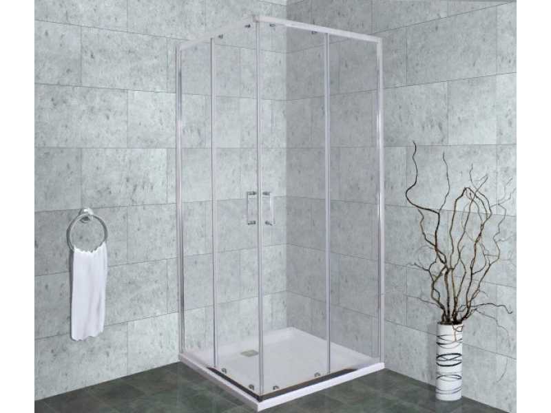 Купить Душевой уголок Timo Altti-611 C Clean Glass, стекло прозрачное, 100 х 100 х 190 см