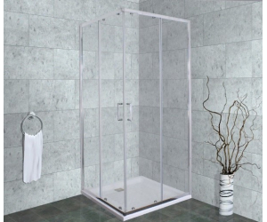 Душевой уголок Timo Altti-611 C Clean Glass, стекло прозрачное, 100 х 100 х 190 см