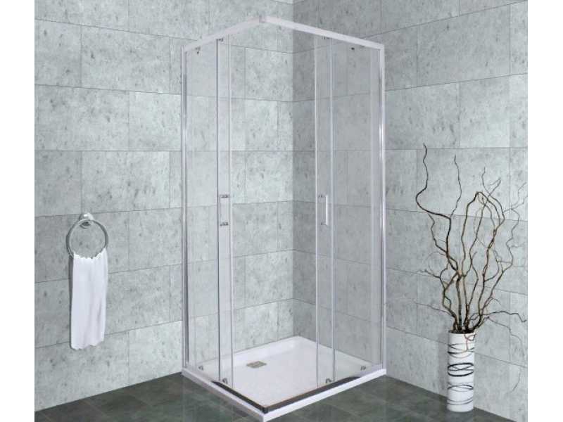 Купить Душевой уголок Timo Altti-611 C Clean Glass, стекло прозрачное, 100 х 100 х 190 см