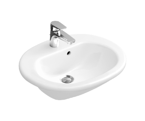 Раковина Villeroy&Boch O.novo, 54 х 45 см, подвесная, альпийский белый, 41605501