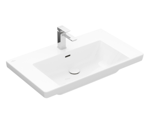 Раковина Villeroy&Boch Subway 3.0, 80 см, альпийский белый, 4A708001