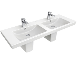 Раковина Villeroy&Boch Subway 2.0, 130 х 47 см, подвесная, альпийский белый 7175D001