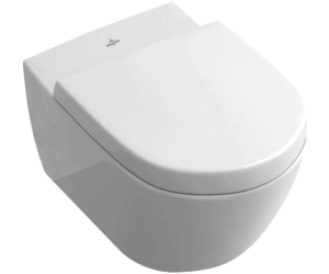 Подвесной безободковый унитаз Villeroy&Boch Subway 2.0 5614 R0R1, альпийский белый CeramicPlus