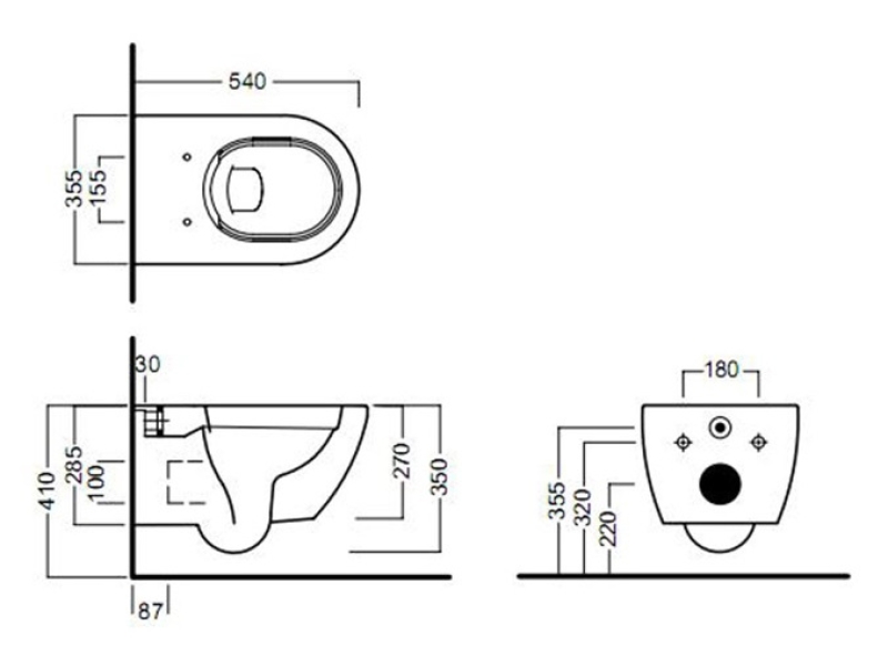 Купить Подвесной безободковый (Rimless) унитаз Hatria Fusion, крышка микролифт, белый, Y1CC01 (Y1V101) Y9AQ01