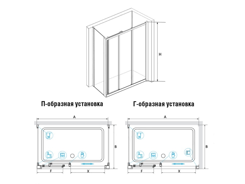 Купить Душевой уголок RGW CL-40, 04094097-11, 90 х 70 x 185 см, дверь раздвижная, стекло прозрачное, хром