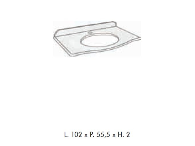 Купить Комплект мебели Labor Legno VICTORIA Composizione H 104, орех/бронза, 105 см