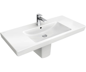 Раковина Villeroy&Boch Subway 2.0, 100 х 47 см, подвесная, альпийский белый, 7175A0