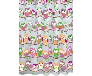 Штора для ванной Milardo Cheeky Owls 530V180M11