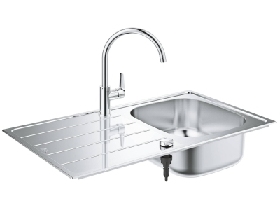 Мойка и смеситель для мойки GROHE K200 45-S 86/50 1.0 31562SD1