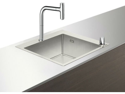 Кухонная мойка с встроенным смесителем Hansgrohe C71-F450-06 55x50 43201000