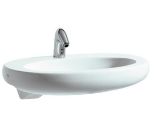 Раковина полувстраиваемая Laufen IL Bagno Alessi 75x50 8.1397.2.400.104.1