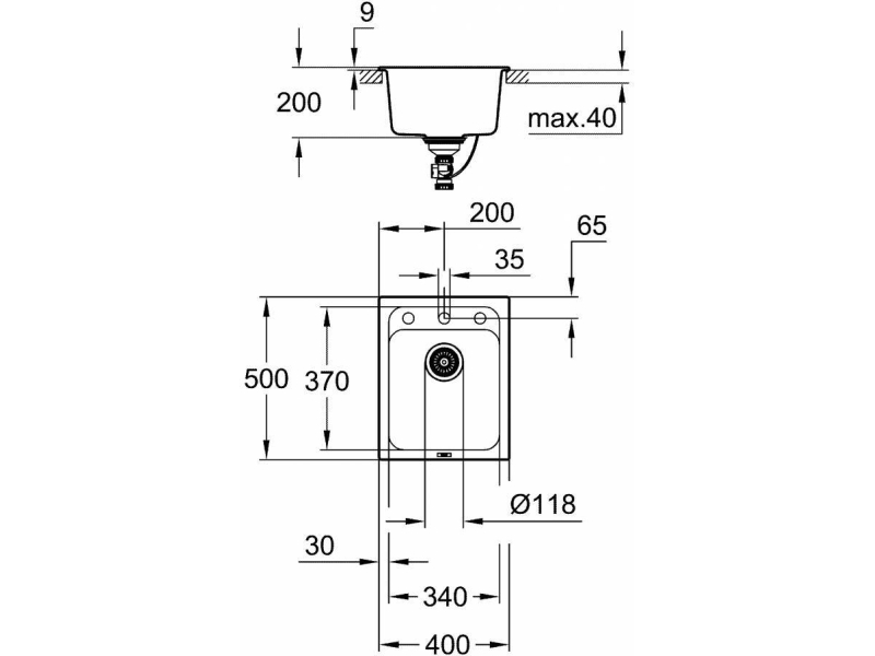 Купить Мойка кухонная Grohe K700U 31650AP0