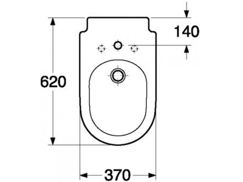 Купить Биде Gustavsberg Artic 4100, GB1141000100, напольное