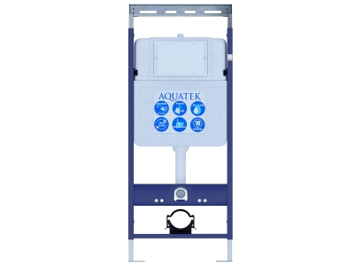 INS-0000010 Aquatek Easy Fix 50 Монтаж рама для подв унитаза1130*500*100+звукоизоляционная прокладка