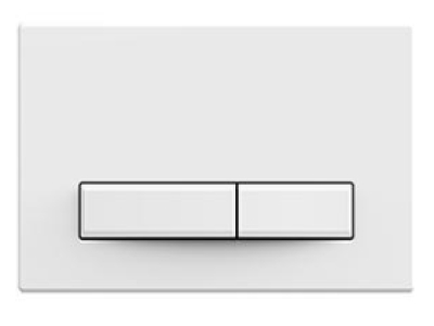 KDI-0000021 (009A) Панель смыва Slim Белая глянец (клавиша прямоугольная )