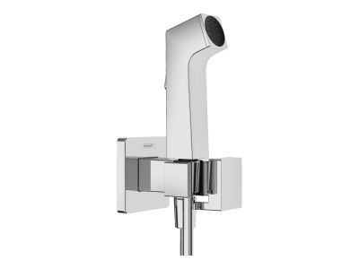 Гигиенический душ Hansgrohe E 1 jet EcoSmart+ со смесителем (внешняя часть), хром 29233000