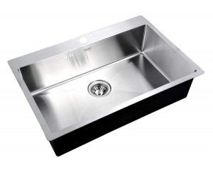 Мойка Zorg Inox R 7551, 75 х 51 см, брашированная матовая нержавеющая сталь