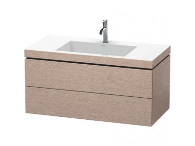 Тумба с раковиной Duravit L-Cube LC6928O1111, подвесная 100 см, кашемир